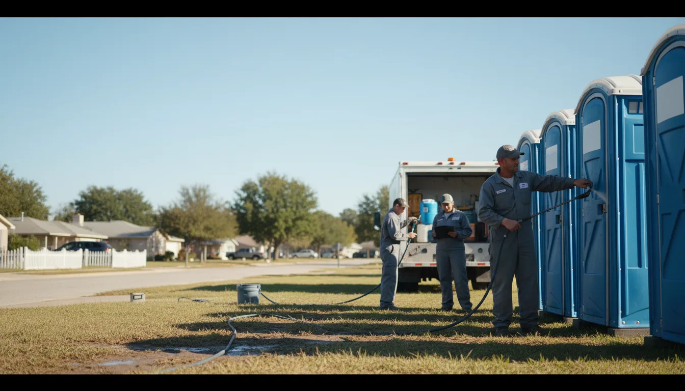 Long-Term Portable Toilet Rental in Alexandria, AL near me